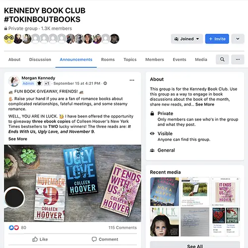 Simon & Schuster | Colleen Hoover | Influencers