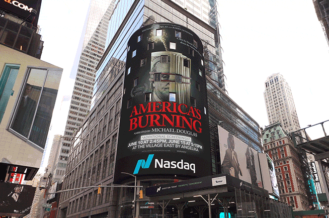 Abramorama NASDAQ Times Square