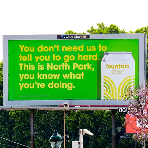 Fountain Beverage Co. | Fountain Hard Selzter | Billboard